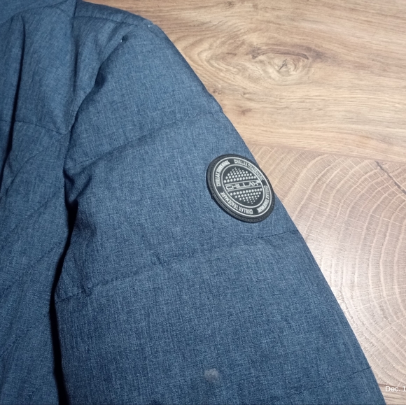 Chillax Women's Blue Quilted Waterproof Winter Jacket Coat Size Medium - Picture 7 of 16